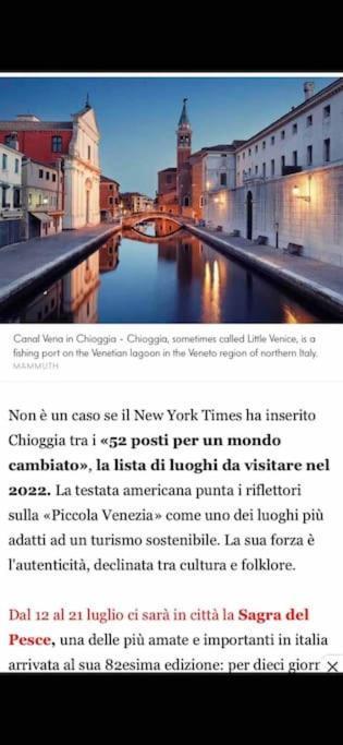 Ca Francesco Appartamento Contemporaneo Chioggia Luaran gambar
